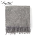 Super Soft Unisex Pashmina Schal Grau Farbe Cashmere Schal für Frauen und Männer